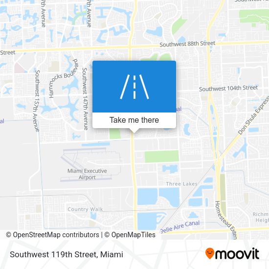 Mapa de Southwest 119th Street