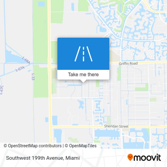 Southwest 199th Avenue map