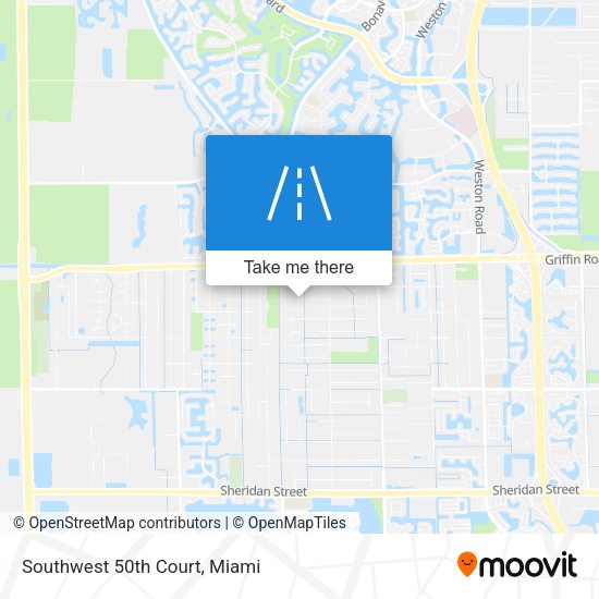 Southwest 50th Court map