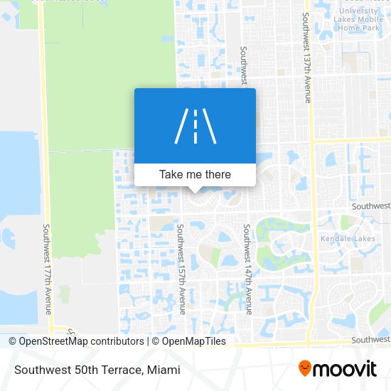 Mapa de Southwest 50th Terrace