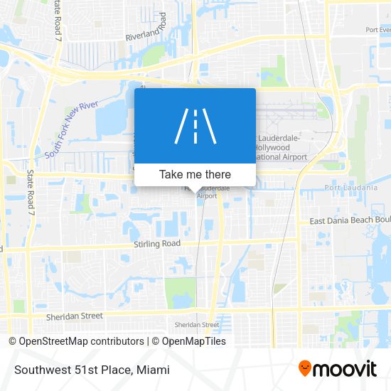 Mapa de Southwest 51st Place