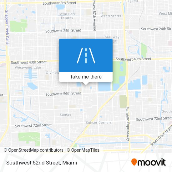 Mapa de Southwest 52nd Street