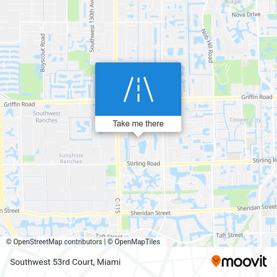 Mapa de Southwest 53rd Court