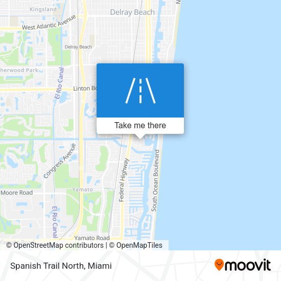 Mapa de Spanish Trail North
