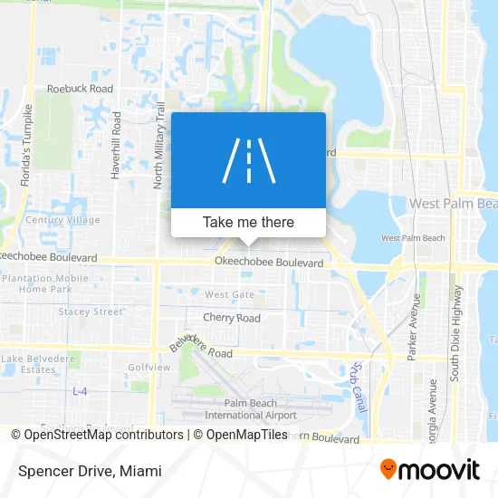 Spencer Drive map