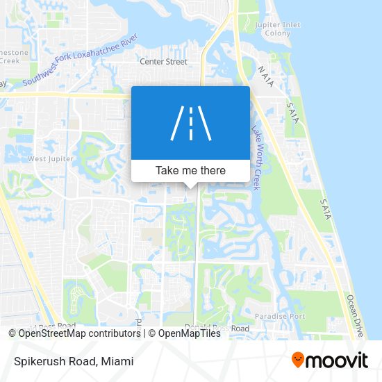 Mapa de Spikerush Road
