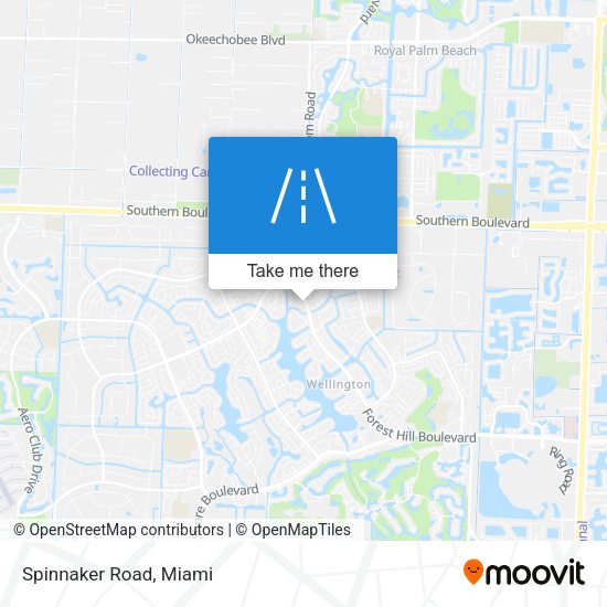 Mapa de Spinnaker Road