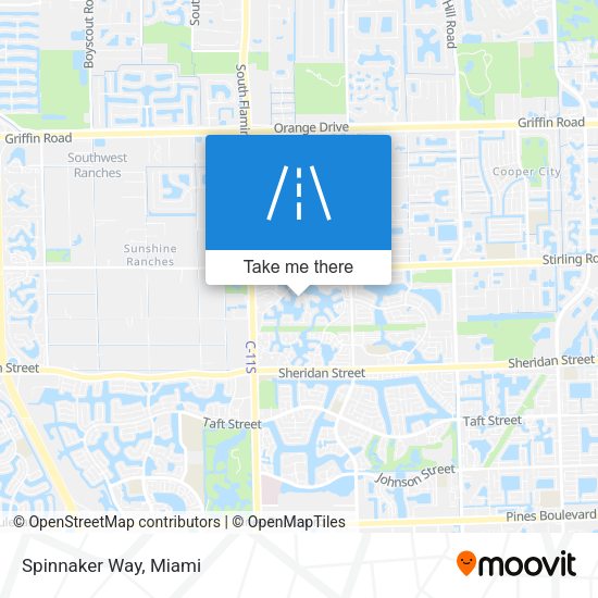 Spinnaker Way map