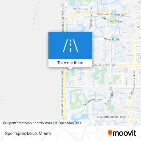 Sportsplex Drive map