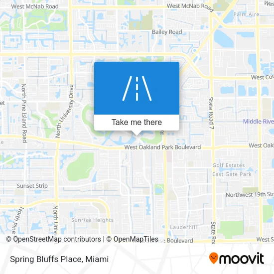 Spring Bluffs Place map