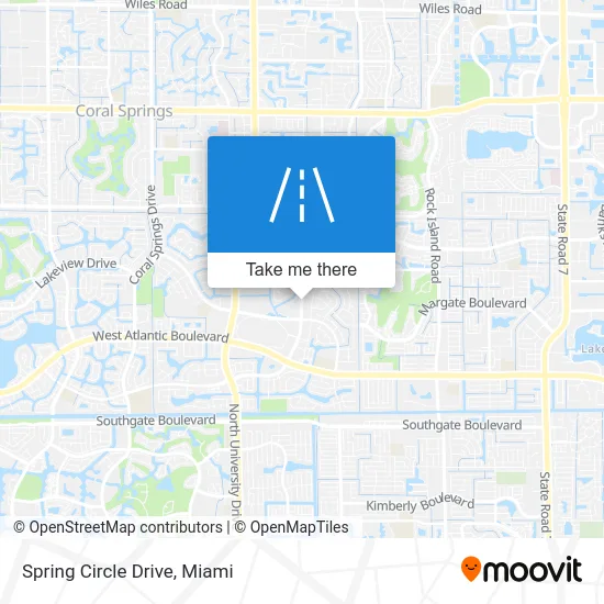 Spring Circle Drive map