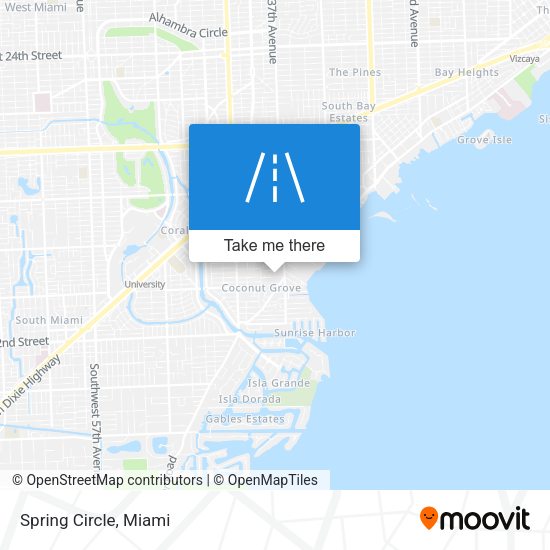 Mapa de Spring Circle