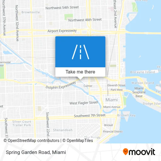 Spring Garden Road map