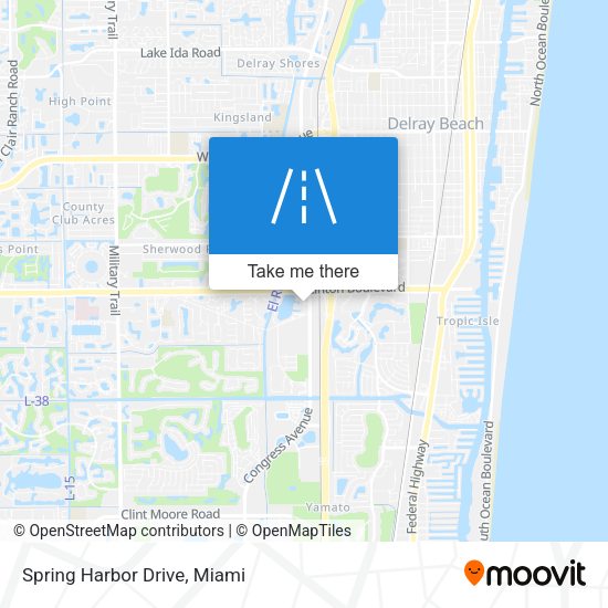 Mapa de Spring Harbor Drive