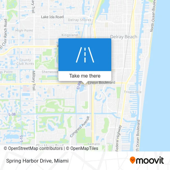 Spring Harbor Drive map