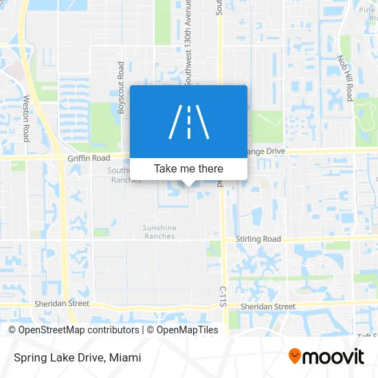 Spring Lake Drive map