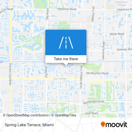 Spring Lake Terrace map