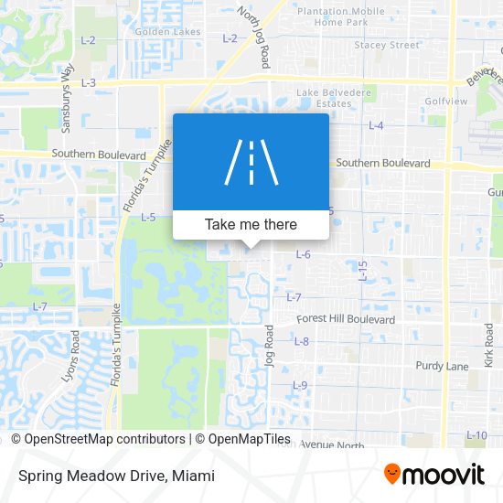 Mapa de Spring Meadow Drive