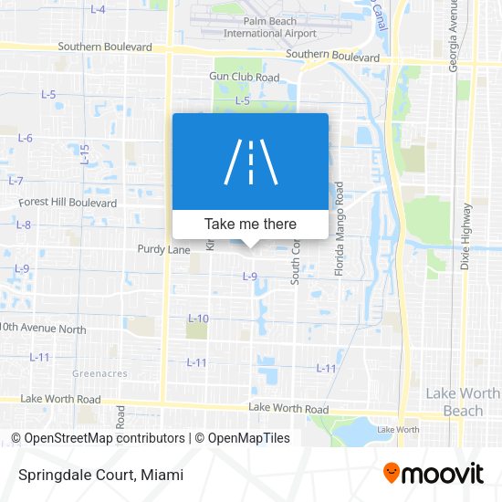 Springdale Court map