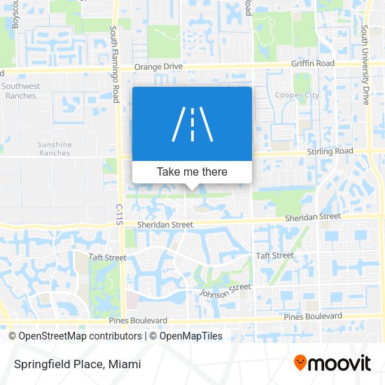Mapa de Springfield Place