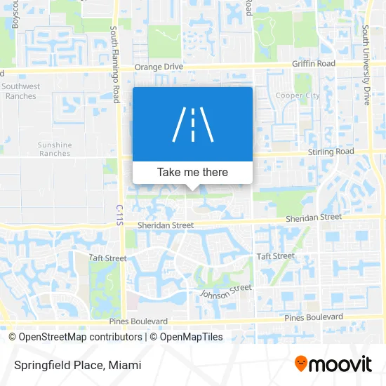 Springfield Place map