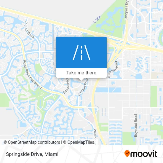Springside Drive map