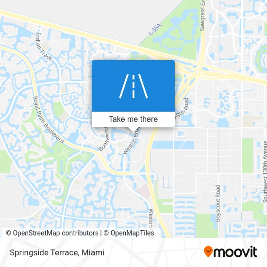 Springside Terrace map