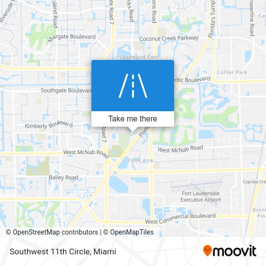 Southwest 11th Circle map