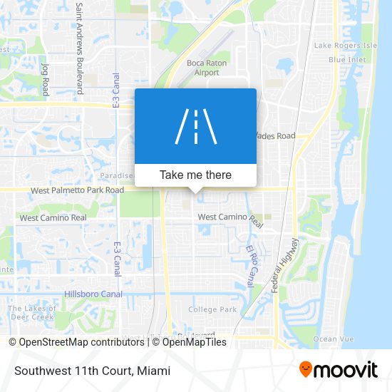 Mapa de Southwest 11th Court