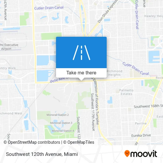 Southwest 120th Avenue map