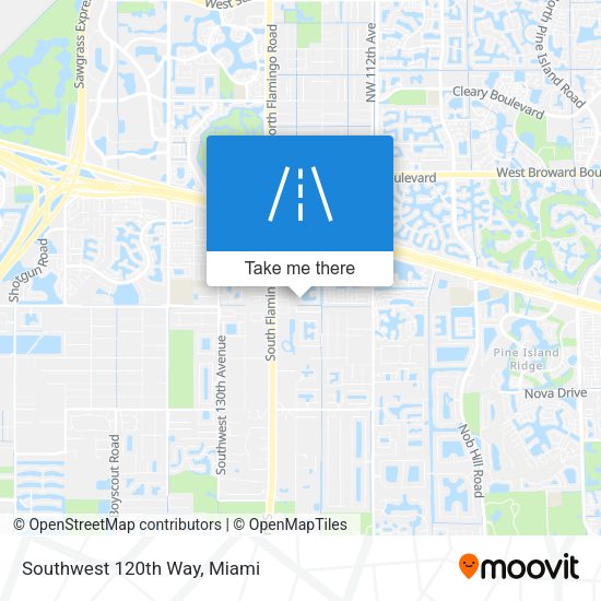 Mapa de Southwest 120th Way