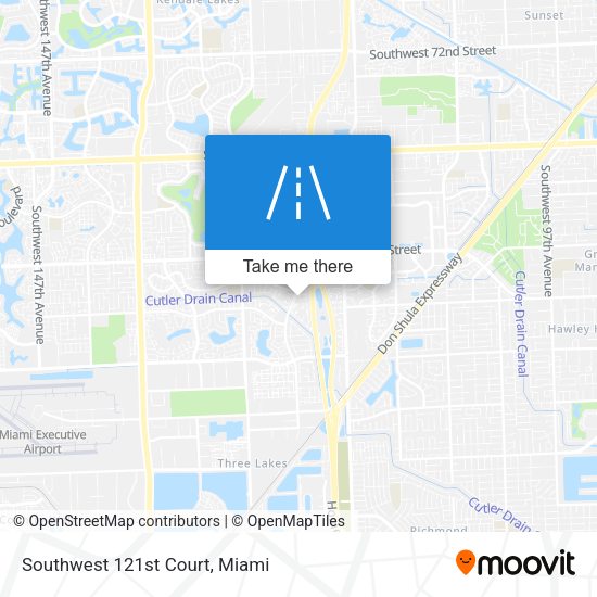 Mapa de Southwest 121st Court