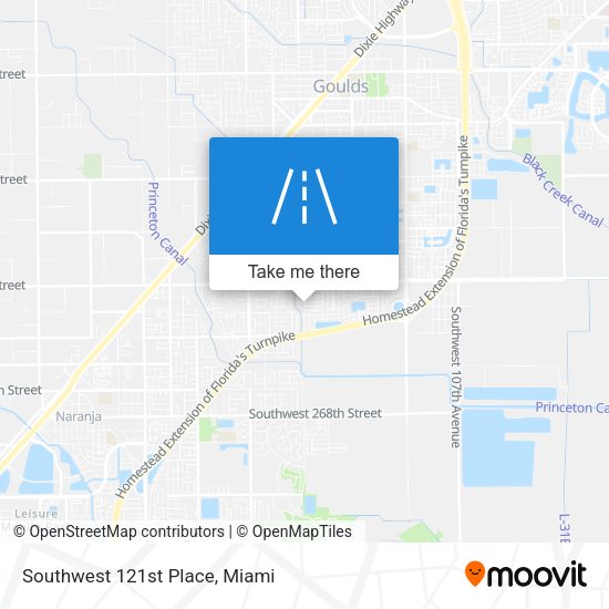 Mapa de Southwest 121st Place