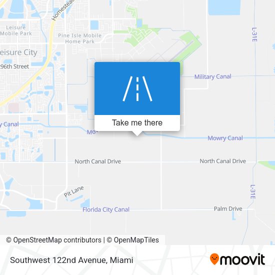 Mapa de Southwest 122nd Avenue