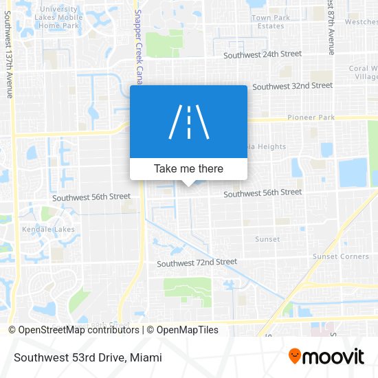 Mapa de Southwest 53rd Drive