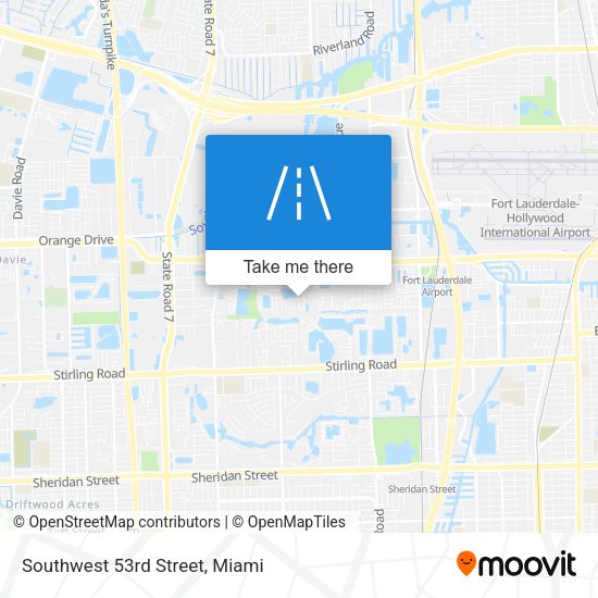 Mapa de Southwest 53rd Street