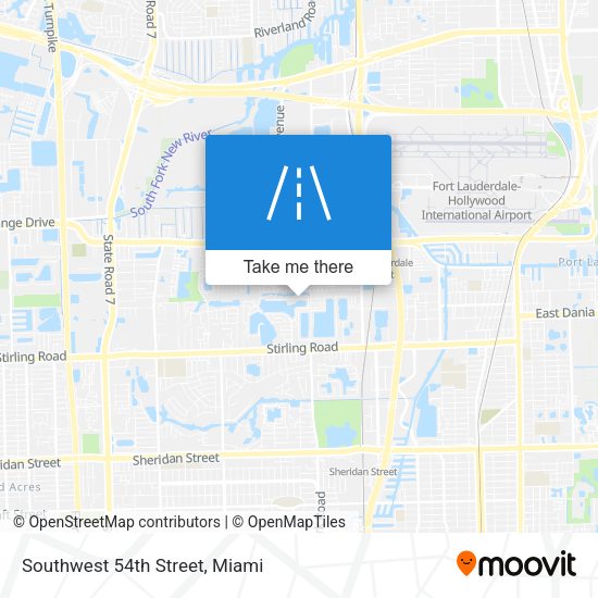 Mapa de Southwest 54th Street