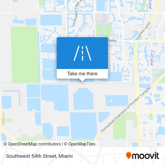 Mapa de Southwest 54th Street
