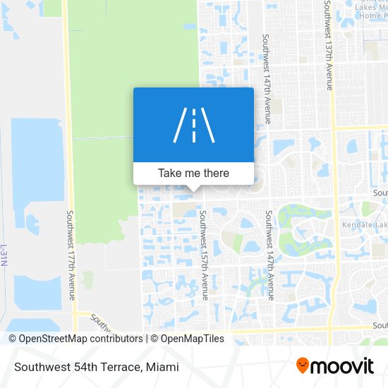 Mapa de Southwest 54th Terrace