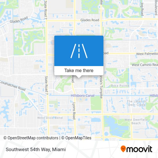 Mapa de Southwest 54th Way