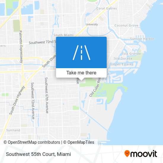 Mapa de Southwest 55th Court