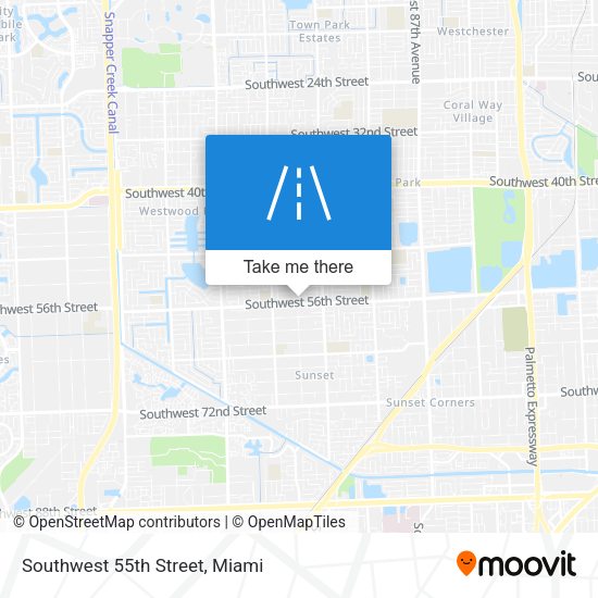 Mapa de Southwest 55th Street