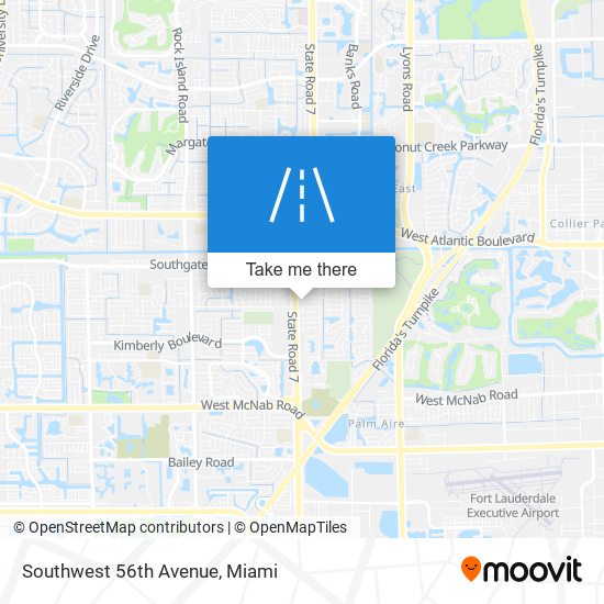 Southwest 56th Avenue map