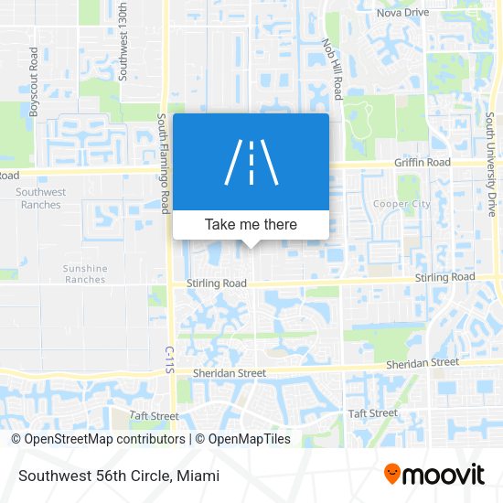 Southwest 56th Circle map
