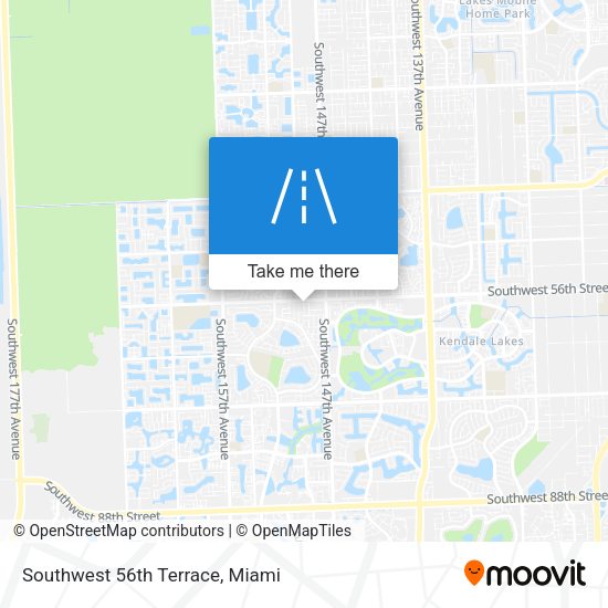 Southwest 56th Terrace map