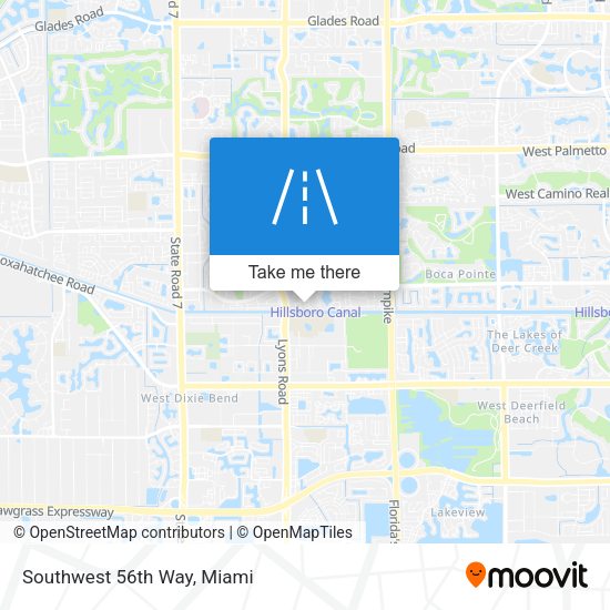 Southwest 56th Way map