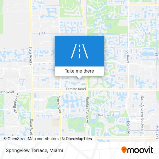 Mapa de Springview Terrace