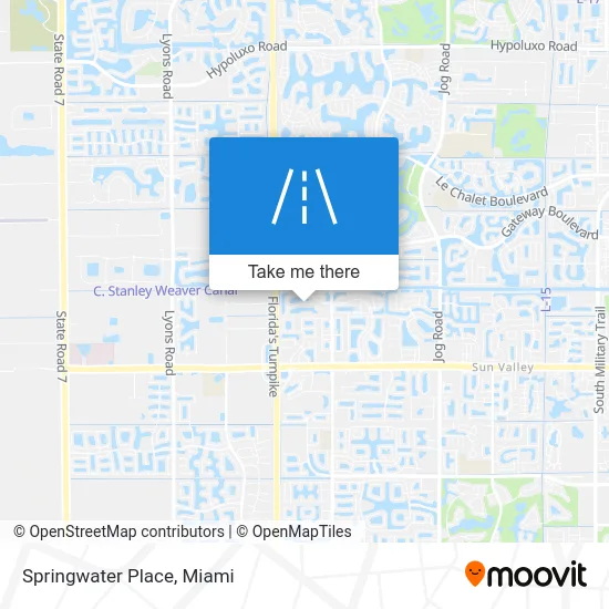 Springwater Place map