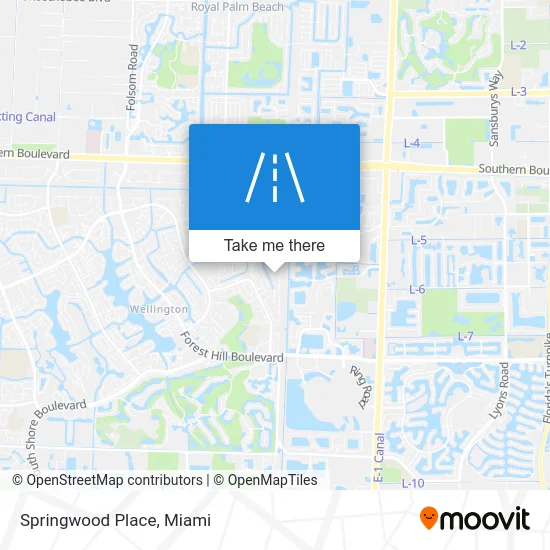 Springwood Place map