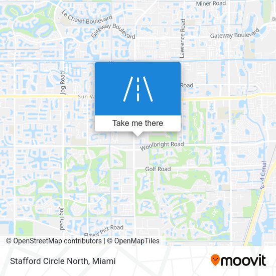 Stafford Circle North map